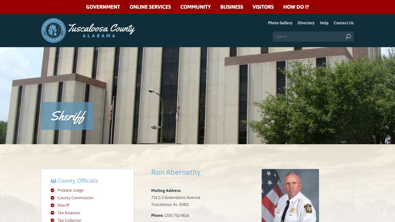 Sheriff - Tuscaloosa County Alabama